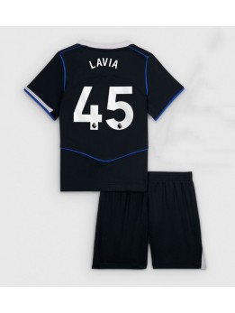 Billige Chelsea Romeo Lavia #45 Tredjedraktsett Barn 2025-26 Kortermet (+ Korte bukser)